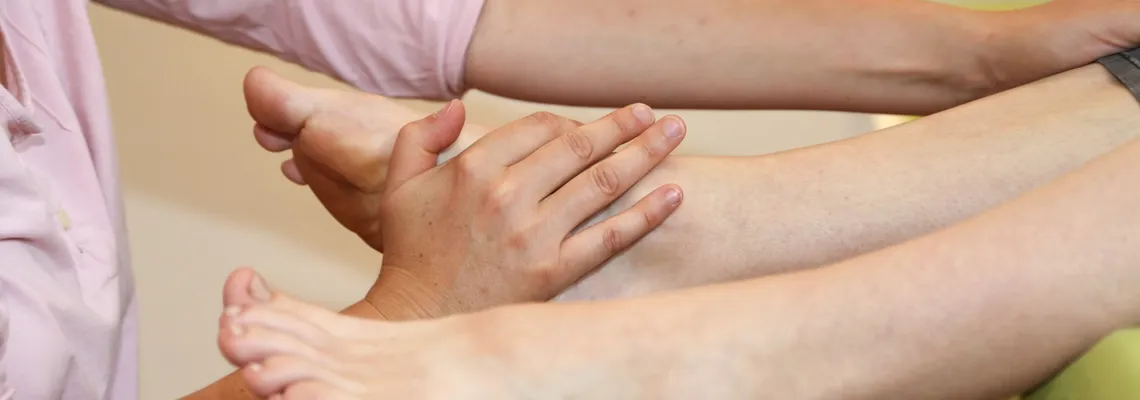 Fussreflexzonenmassage Ausgleichsgriff