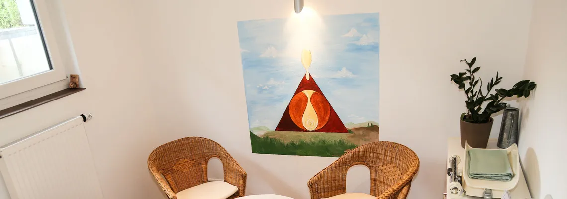 Sitzecke im Behandlungszimmer